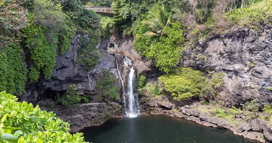 Twin Falls in Hana