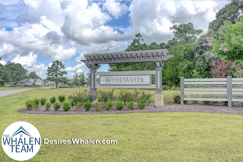 Wyndwater entrance sign
