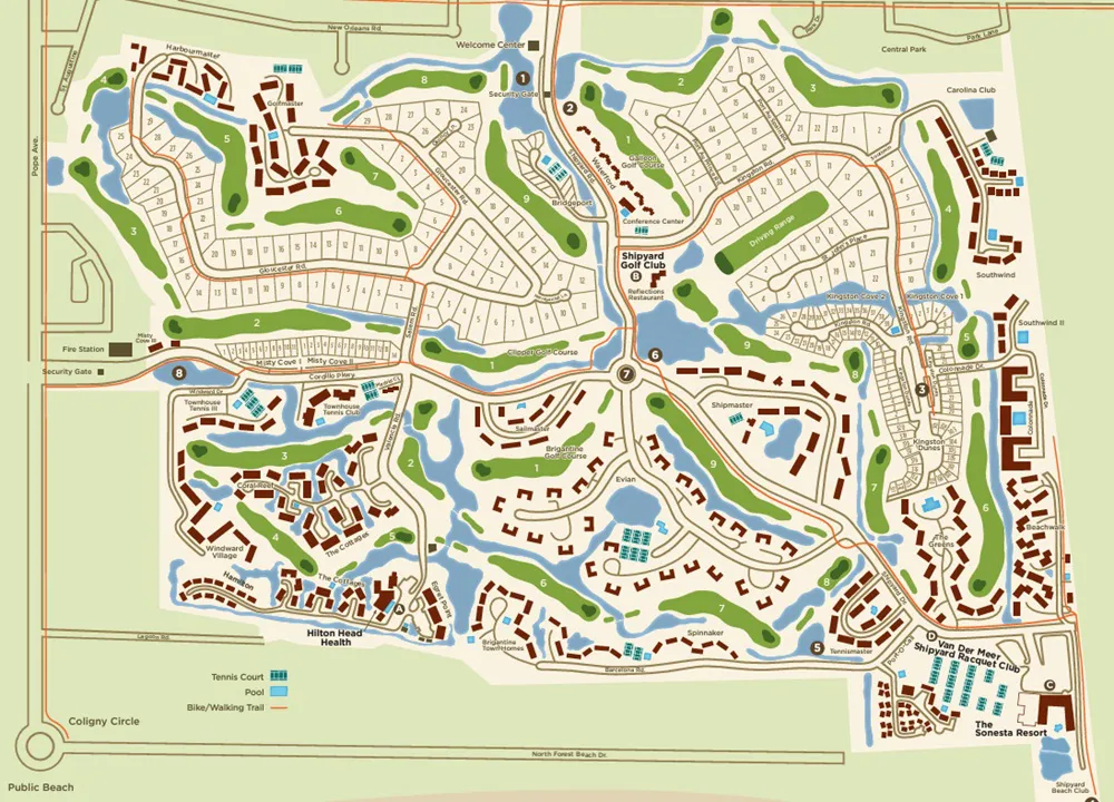 Shipyard Bike Map