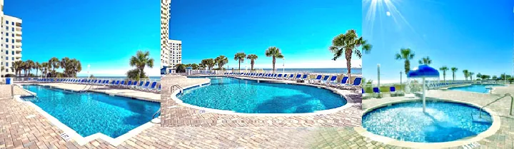 Pools at Bay Watch Resort, North Myrtle Beach
