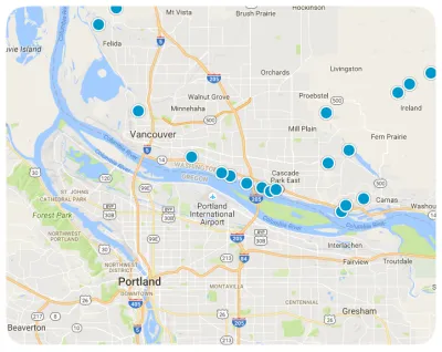Interactive Map Search