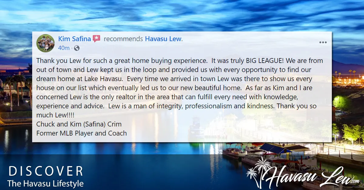 Lake Havasu Realtor Reviews