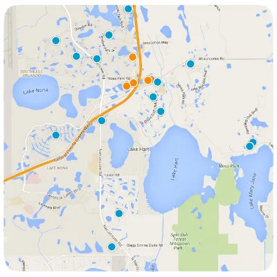 Lake Nona Interactive Real Estate Map Search
