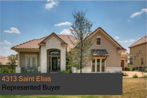 Sold in Falconhead West: 4313 Saint Elias, 78738