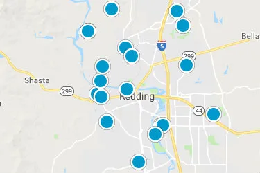 Use the interactive Map Search to find Redding Homes for Sale