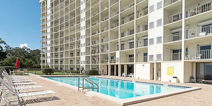 Pool at Riviera condos