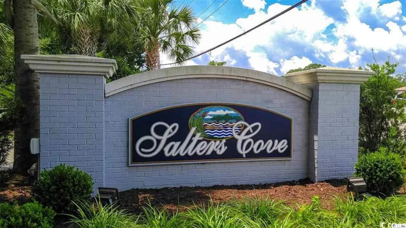 Salters Cove Entrance Sign, Garden City Beach SC