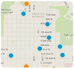 The Avenues Map