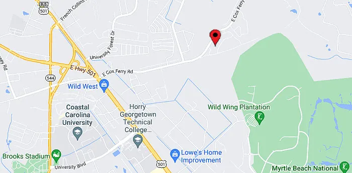 Map of Conway Showing Coastal Point West