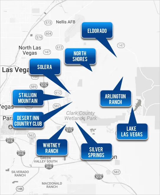 East Las Vegas Homes - Select a Cities
