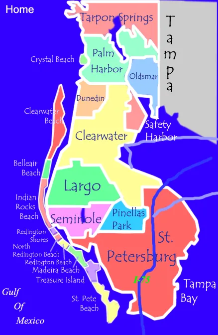 Pinellas County Map