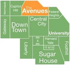 Salt Lake City's neighborhood map