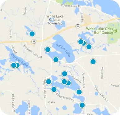 White Lake Map