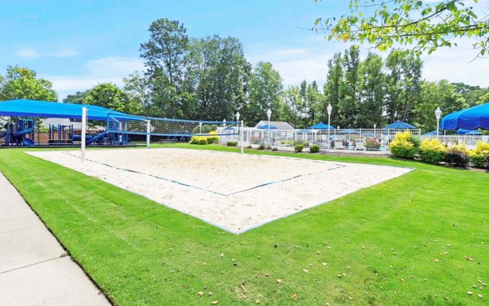 Volleyball court in the Birkdale neighborhood Huntersville NC