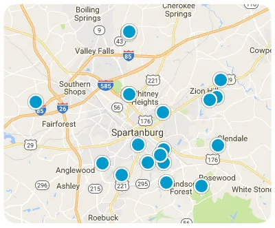 Interactive Map Search