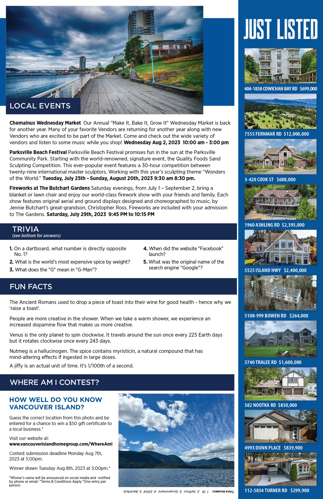 Island Times Newsletter July 2023 Page 2