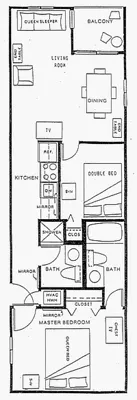 A Place At The Beach Condo Floor Plan