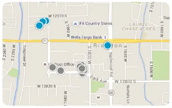 Riverton Map