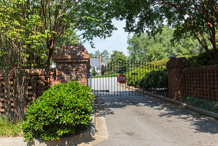 Gate at Chanticleer in Greenville