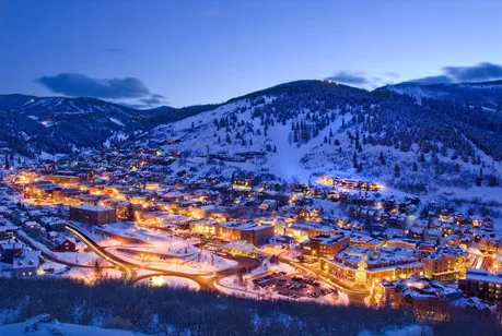Park City at night, Park City Real Estate