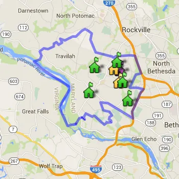 Churchill Cluster Boundary Map
