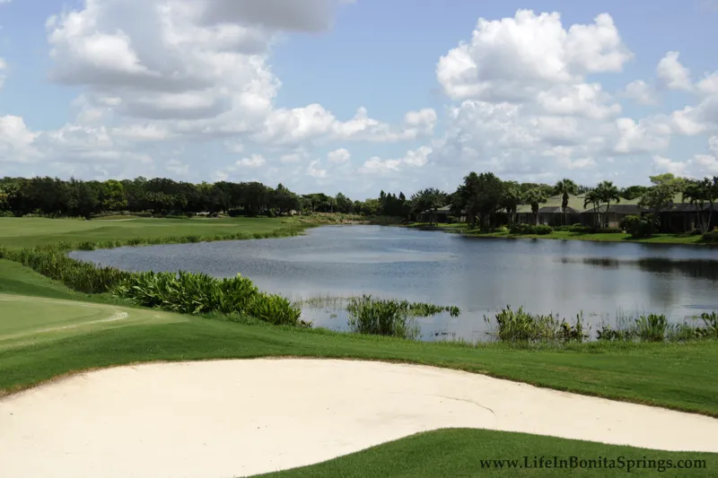 Golf course at Shadow Wood at The Brooks in Estero, Florida