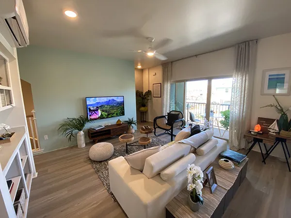 Kohina model home living area