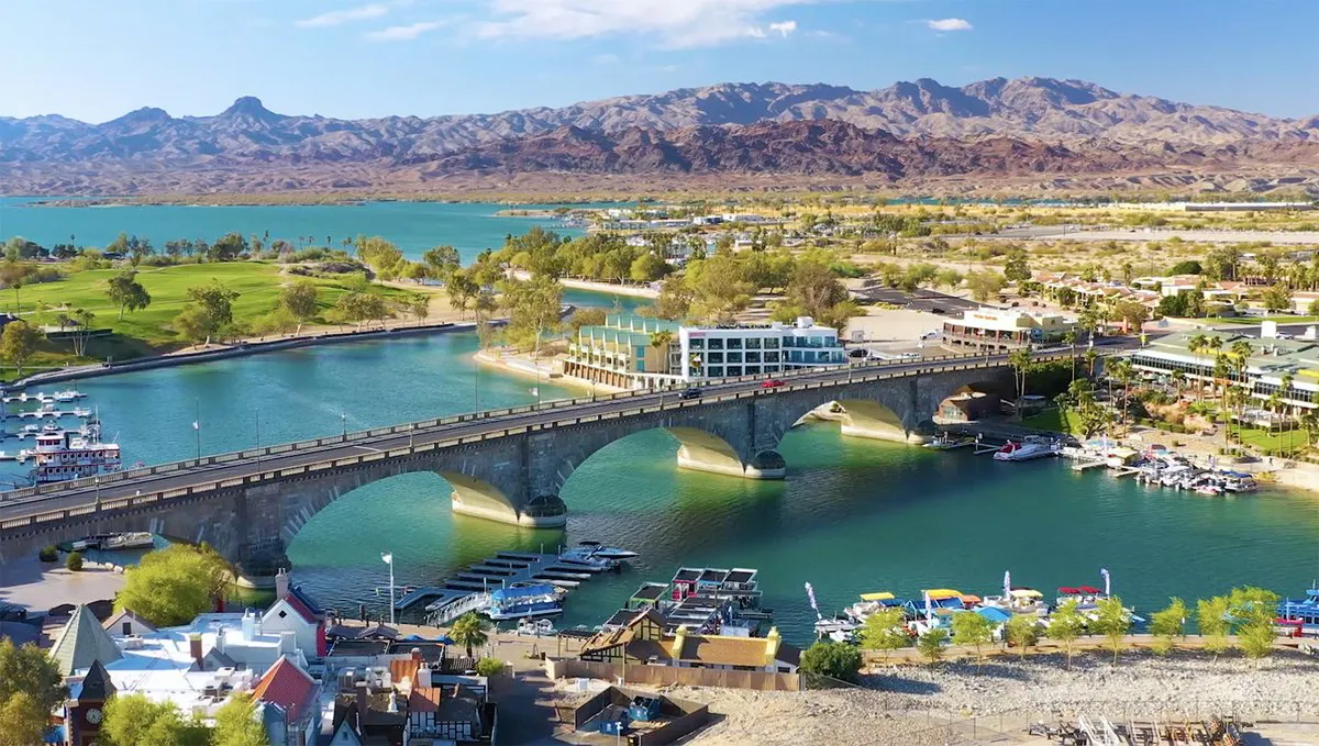 London Bridge and Bridgewater Channel in Lake Havasu City, Arizona