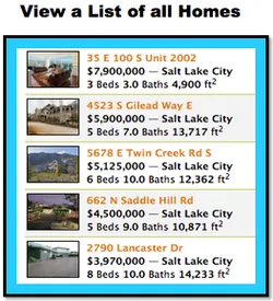 Traverse Mountain home search button