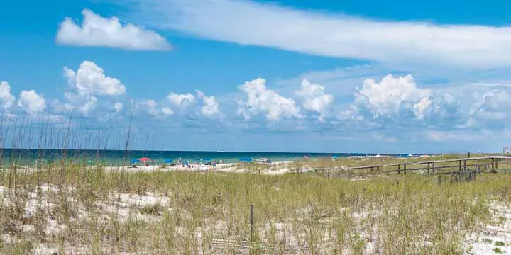beach and clouds Perdido Key