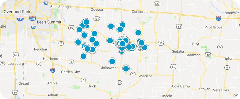 Interactive Map Search