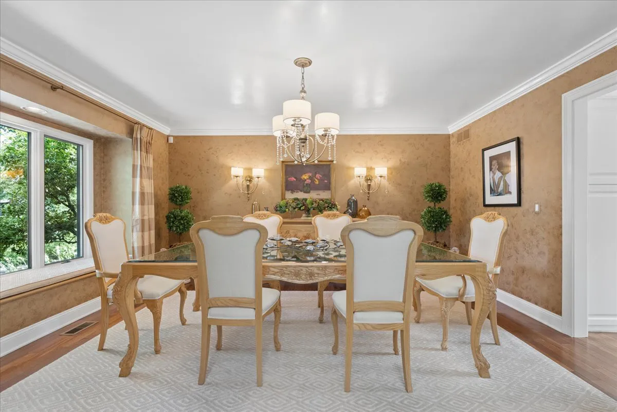Formal dining room at 15 Copper Vail Court, Princeton NJ