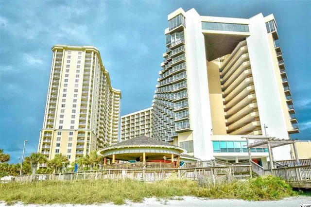 Royale Palms Resort from the Beach