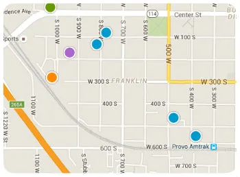 Sunset View Elem Homes Map