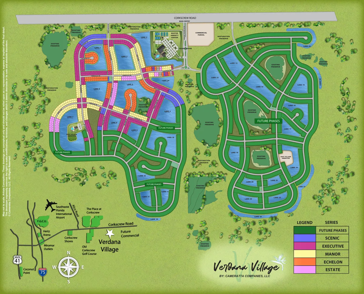 Site Map Verdana Village Homes For Sale 
