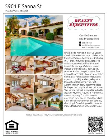 MLS 5623262: 5901 E Sanna St., Paradise Valley