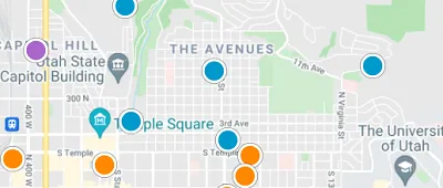 Avenues Map Search