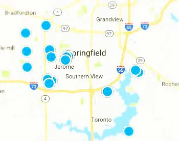 Springfield 217 Real Estate Map