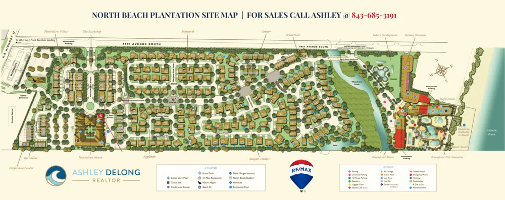 North Beach Plantation Map